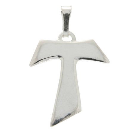Krzyż srebrny - TAU  2,5cm MO019